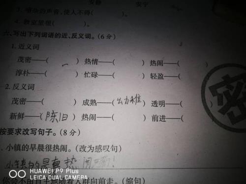 精彩的反义词是什么，标准答案