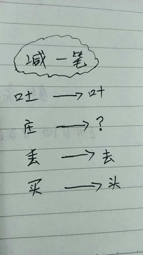 压去一笔是什么字