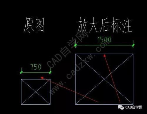 cad标注线两端怎么有斜杠