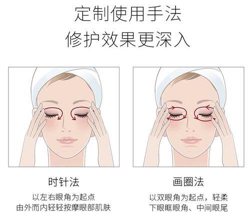 涂眼霜的手法