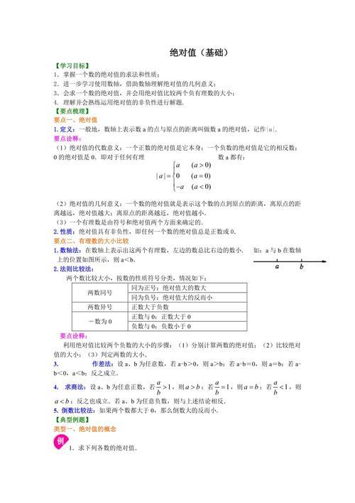绝对值和相对值分别是什么