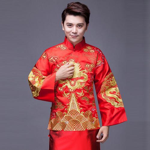 中式婚礼男生穿什么