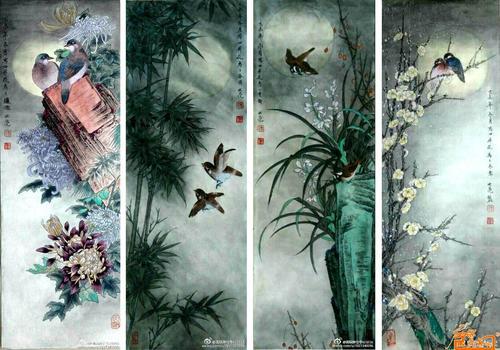 用什么材料可以使国画画面光亮