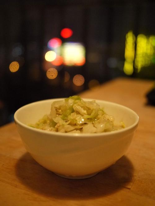 老饭骨炝炒莲花白