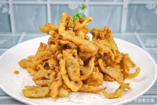 炸蘑菇怎么炖着吃