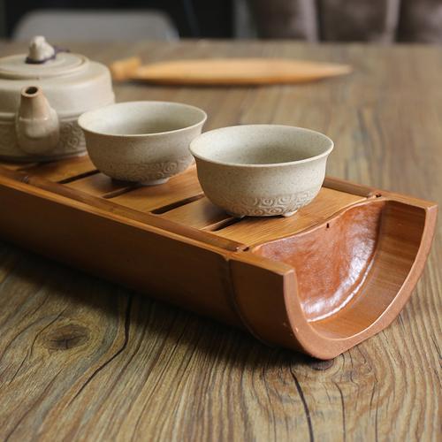 棕色茶盘配什么颜色的茶具