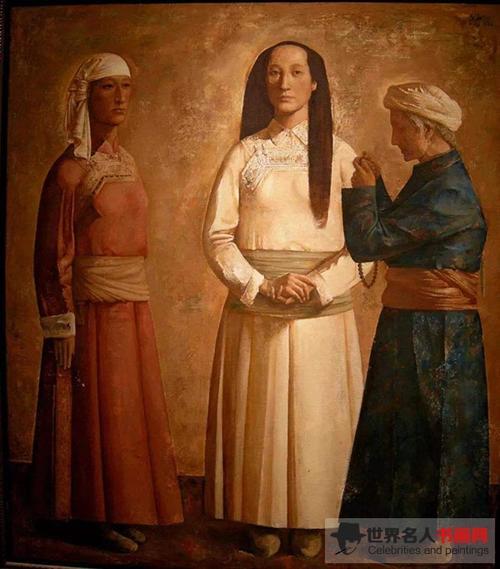 韦尔申人物画欣赏