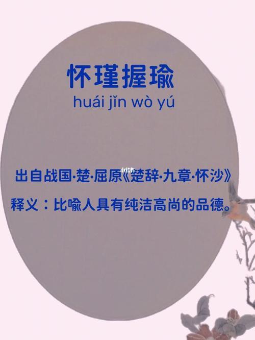 怀瑾握瑜的意思是什么