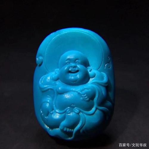 低瓷绿松石盘玩效果