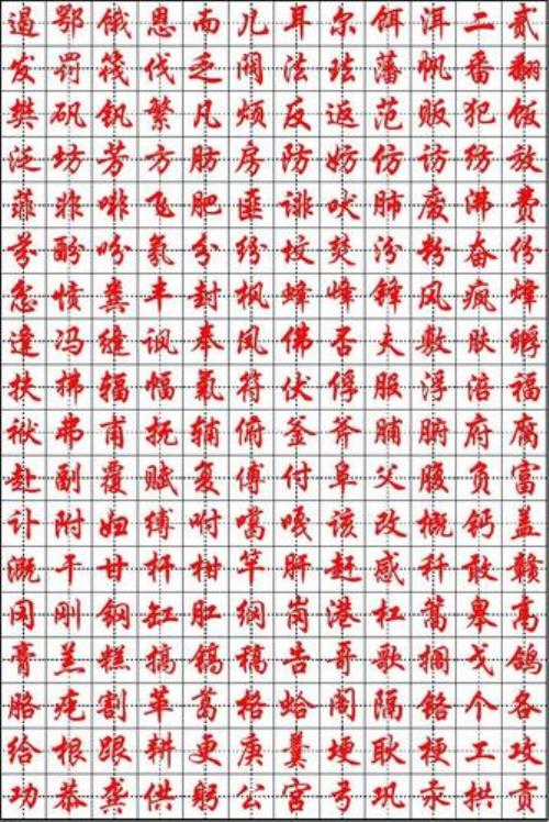 行楷字帖凹槽好还是描红好