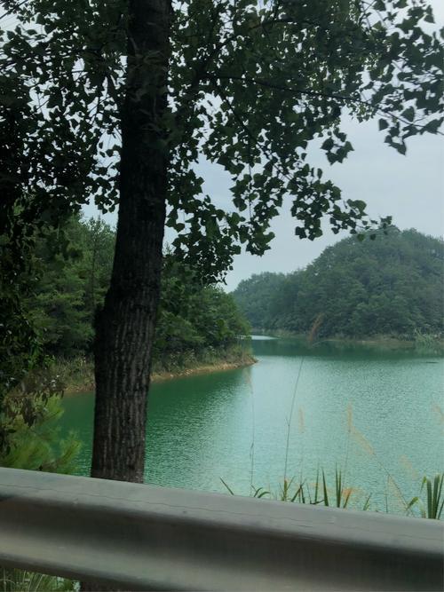 湖水碧绿碧绿的像什么