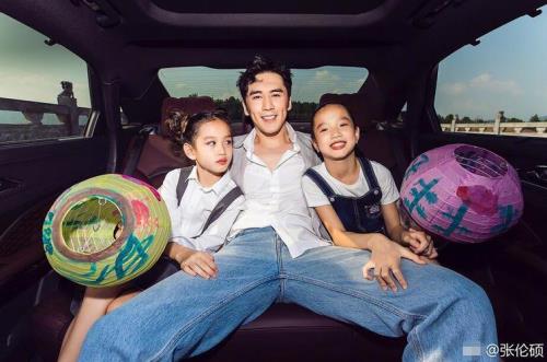钟丽缇的三个女儿是张伦硕的吗