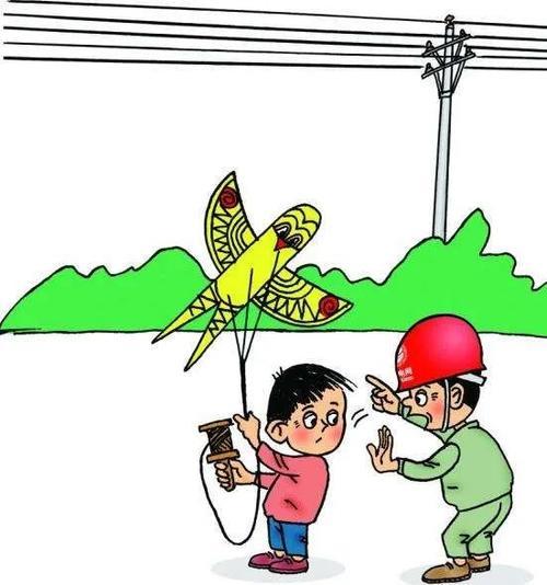 风筝碰到电线是否触电