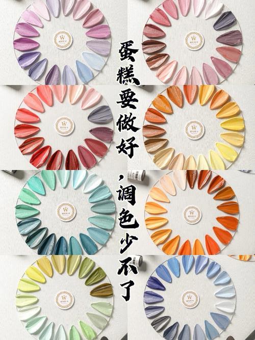 藏青色蛋糕怎么调色