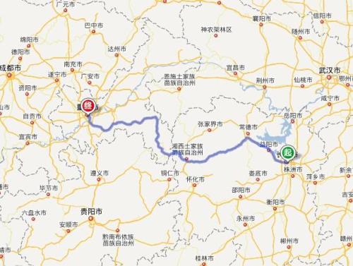 成都离重庆多远