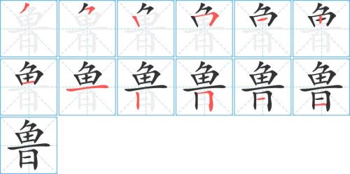 鲁字可以组什么词
