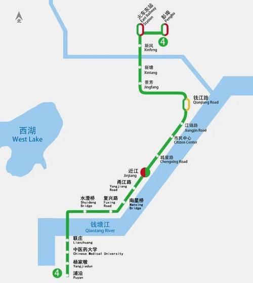 4号线地铁站有哪些站