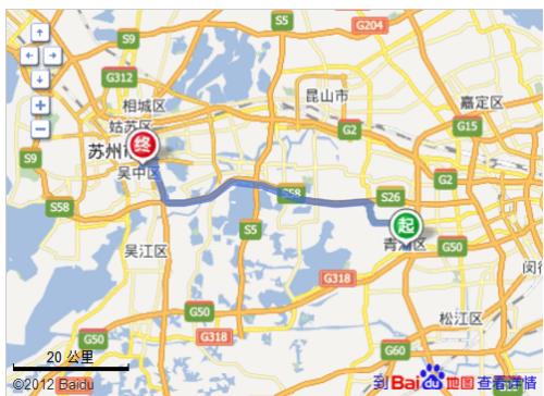 苏州到上海多少公里