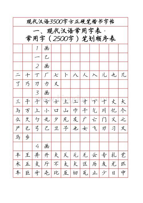 2个笔画的字