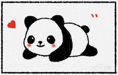 熊猫图片怎么涂颜色