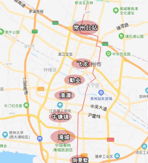 常州地铁3号线最新站点详细地址