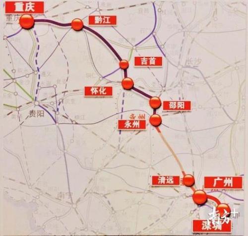 长常高铁怎么接入高铁南站