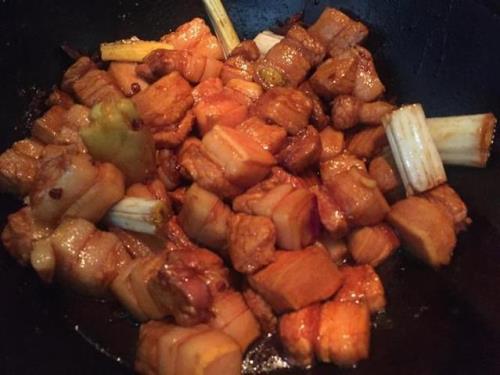 过油红烧肉的制作方法
