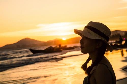 拍夕阳怎么拍出高级感