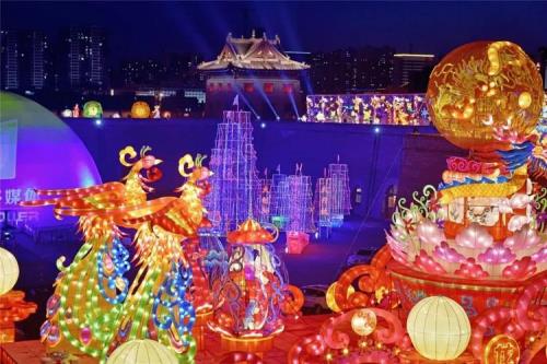 2023年大同古都灯会晚上到哪里看