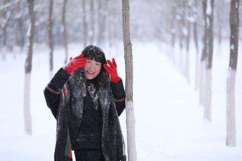 如何拍雪