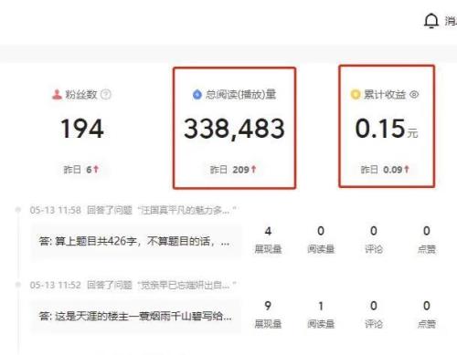 粉丝超过多少才开始算收益