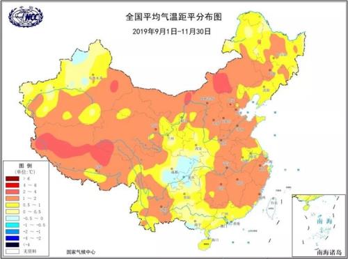 冬天全国最高温度排行榜