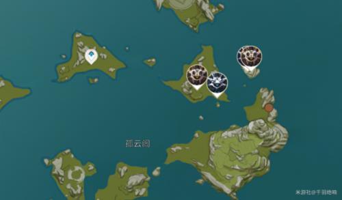 孤云阁爱心岛位置