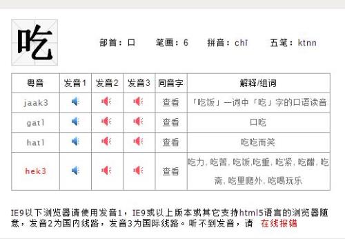 粤语想字发音