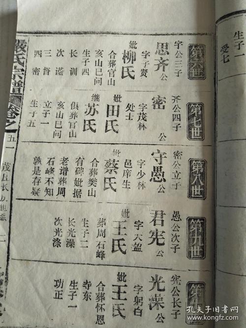 严姓最完整的家谱