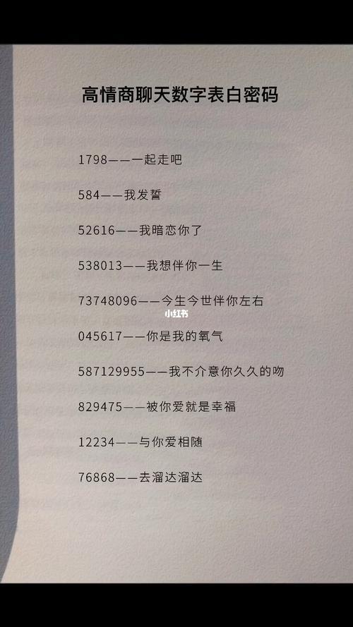 数字表白公式答案是520.1314