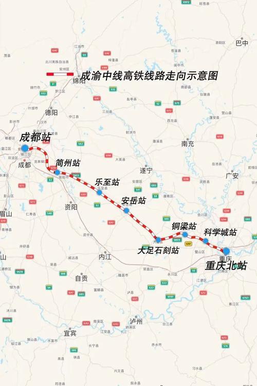 成巴高铁最新准确线路