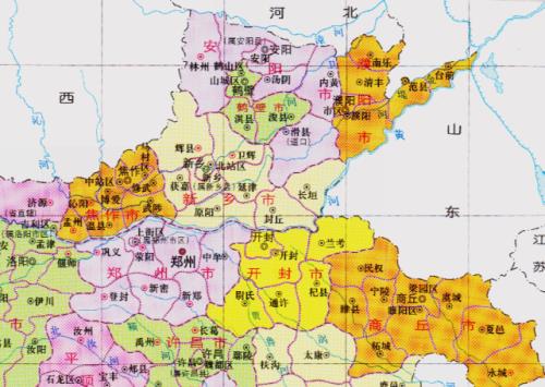 山东跟河南交界的地方有哪些