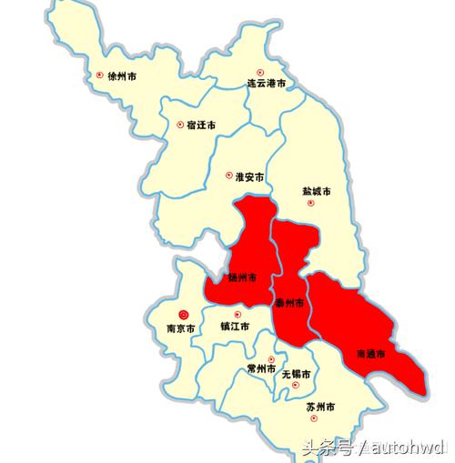 苏北有哪些城市