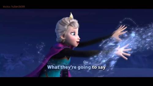 冰雪奇缘中文主题曲叫什么名字