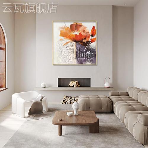 沙发背景有裂纹怎么遮挡