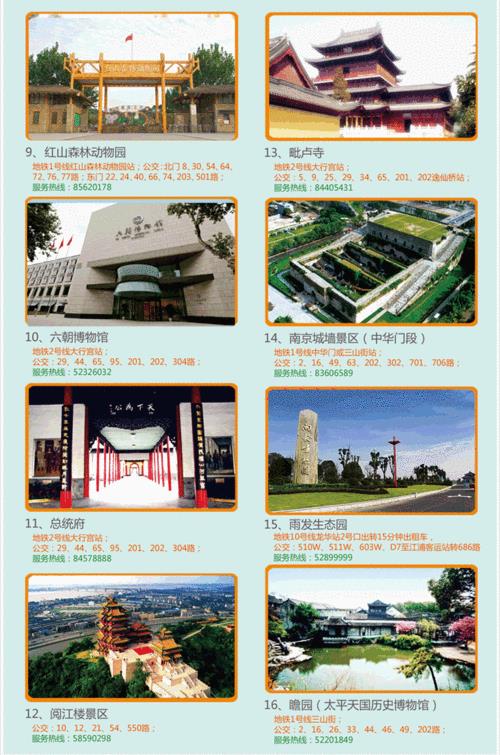 2018年南京公园年卡能玩什么景点