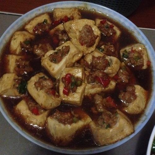 豆腐肉馅的做法