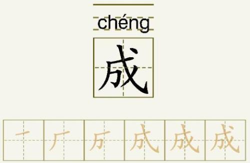 成字的繁体