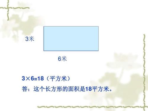 长方形面积为什么是长乘宽