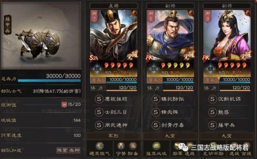 女王盾带藤甲还是陷阵营